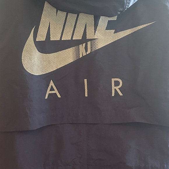 Nike Air x Kim Jones Trench Coat size S reversible navy pinstripe fishtail - Picture 4 of 13